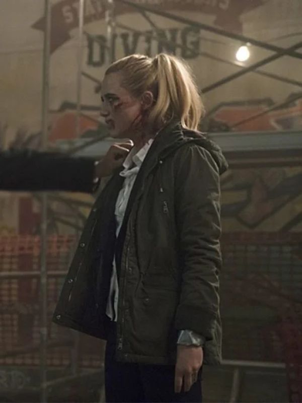 Kathryn Newton Supernatural Brown Hooded Jacket