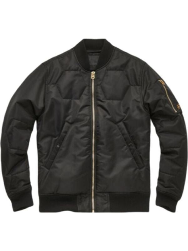 Kevin Atwater Black Bomber Jacket