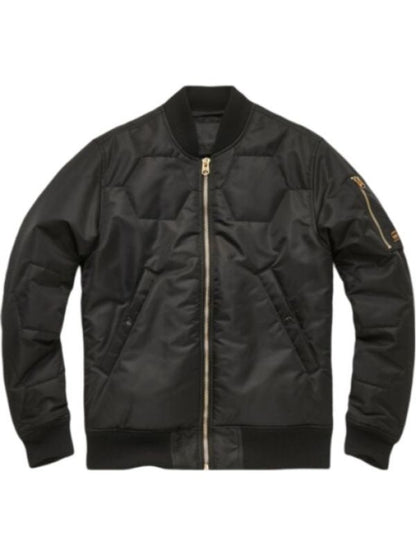 Kevin Atwater Black Bomber Jacket