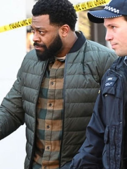 LaRoyce Hawkins Green Puffer Jacket