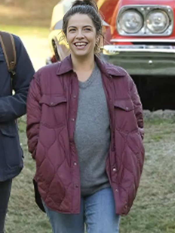 Paige Spara The Good Doctor S06 Maroon Jacket