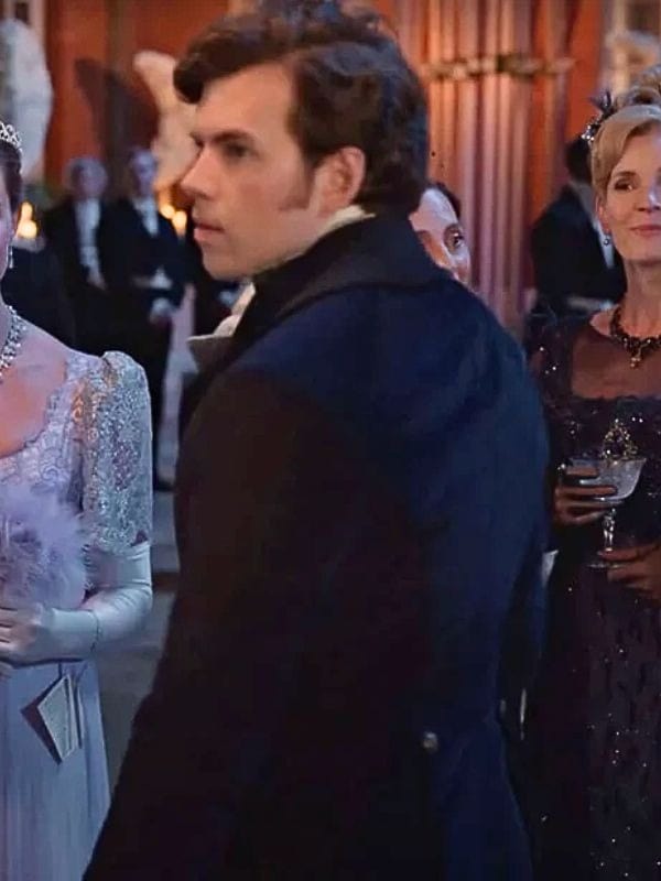 Luke Newton Bridgerton S03 Blue Coat