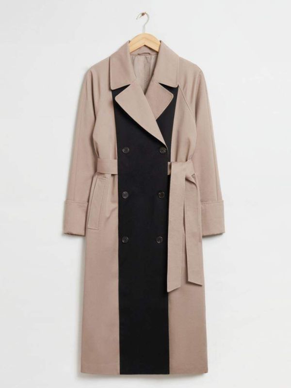 Mabel Mora Two Tone Trench Coat