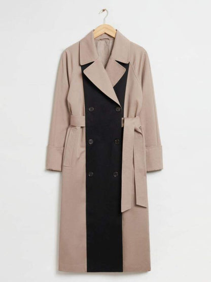 Mabel Mora Two Tone Trench Coat