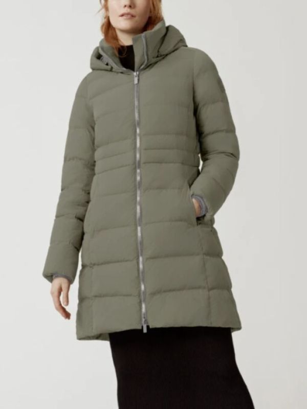 Maggie Campbell Green Puffer Coat