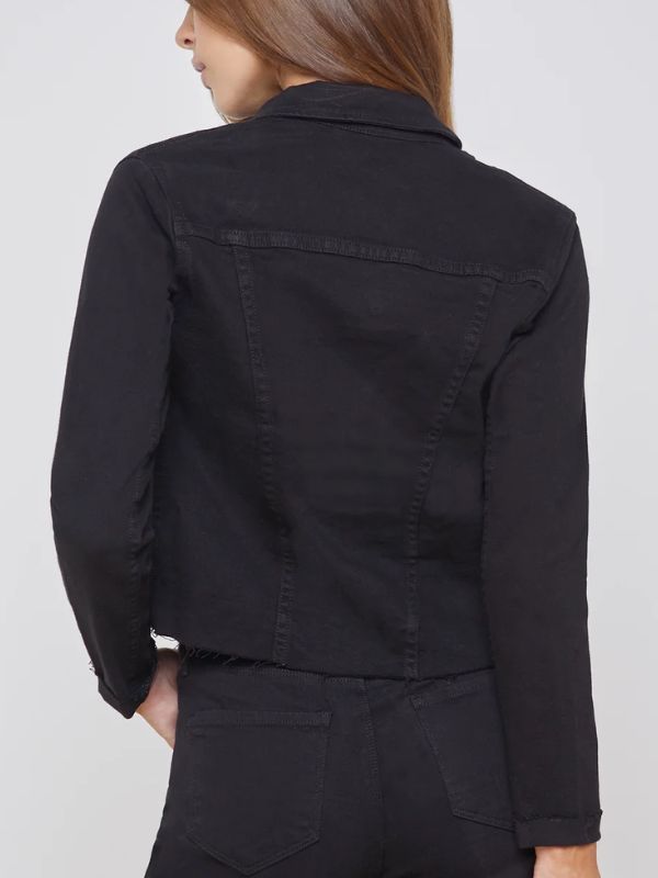 Marina Squerciati Black Denim Jacket