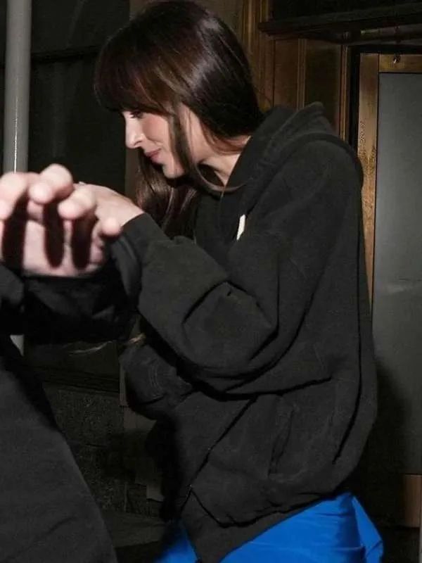 Materialists Black Oversized Hoodie