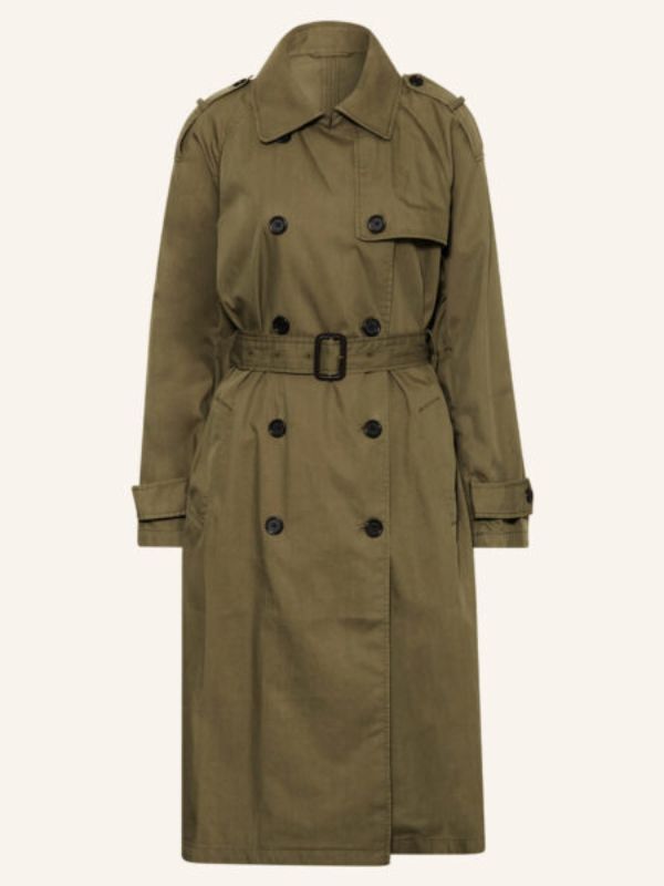 Max Mitchell Green Trench Coat