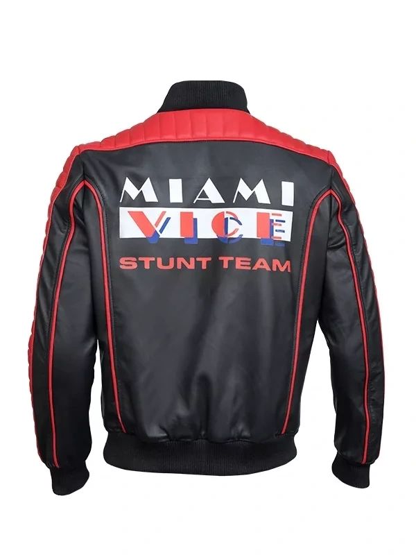 Miami Vice Stunt Team Ryan Gosling Black Jacket