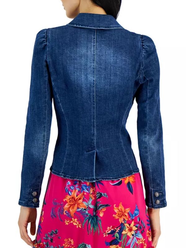 Morgan Blue Denim Blazer