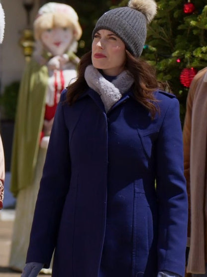 Meghan Ory Believe in Christmas 2024 Blue Coat