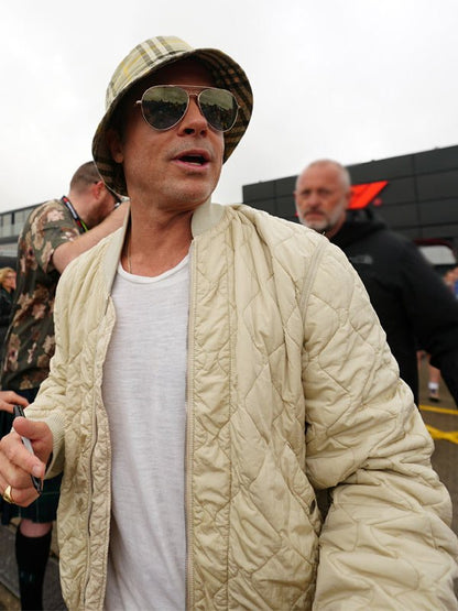 Brad Pitt F1 2025 Quilted Jacket