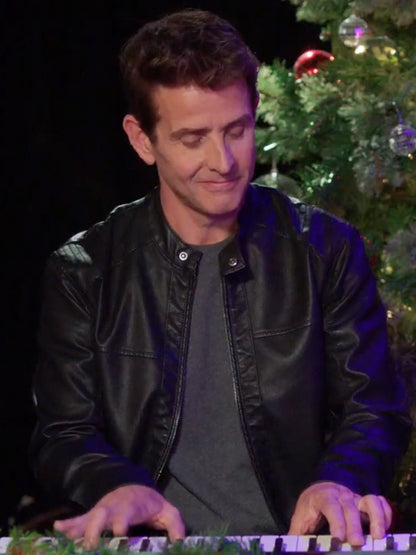 Joey McIntyre Jingle Bell Love 2024 Leather Jacket