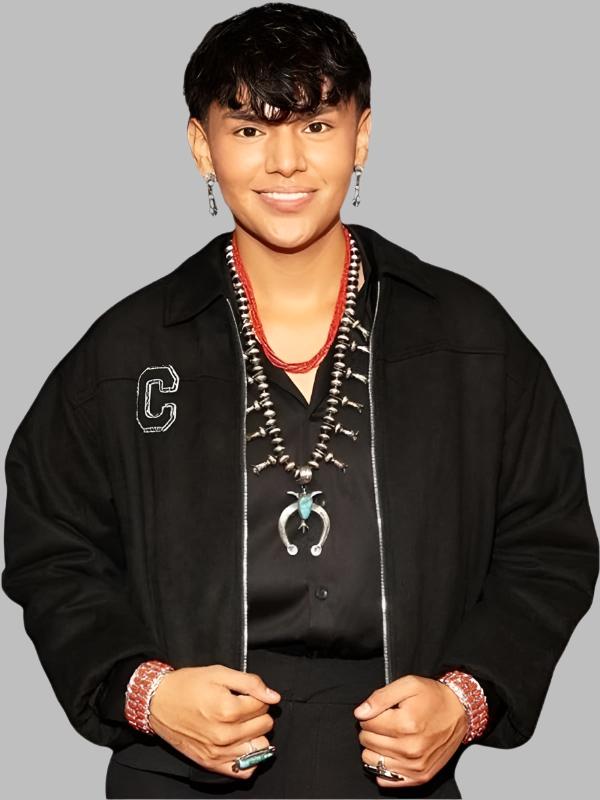 Warlance Yazzie Rez Ball 2024 Black Jacket