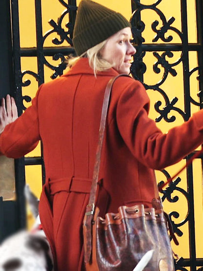 The Friend 2024 Red Wool Trench Coat