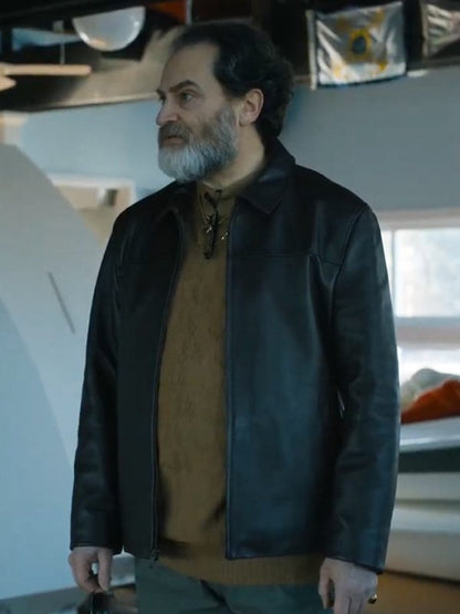 The Instigators 2024 Michael Stuhlbarg Leather Jacket