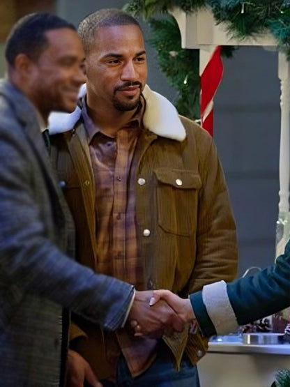 Dan Trading Up Christmas 2024 Brown Jacket