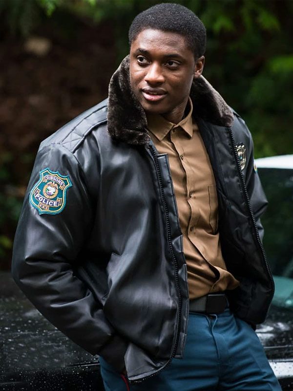 Murder In A Small Town Andy Kendrick Black Leather Jacket