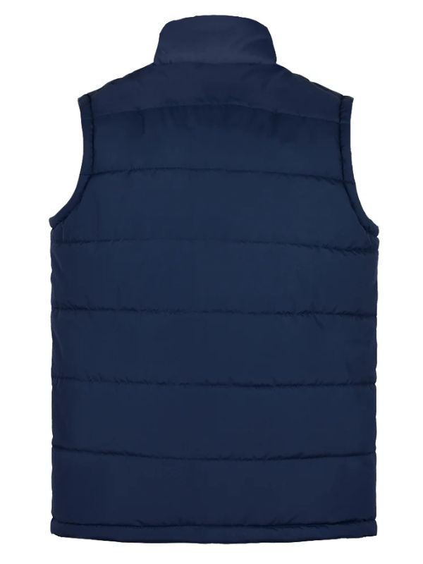 Murder In A Small Town Blue Puffer Vest