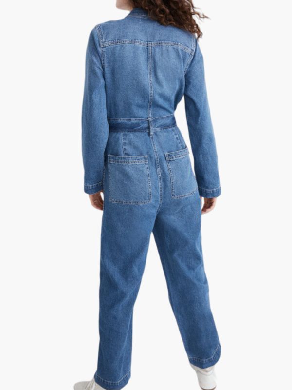 Mythic Quest 2025 Blue Denim Jumpsuit