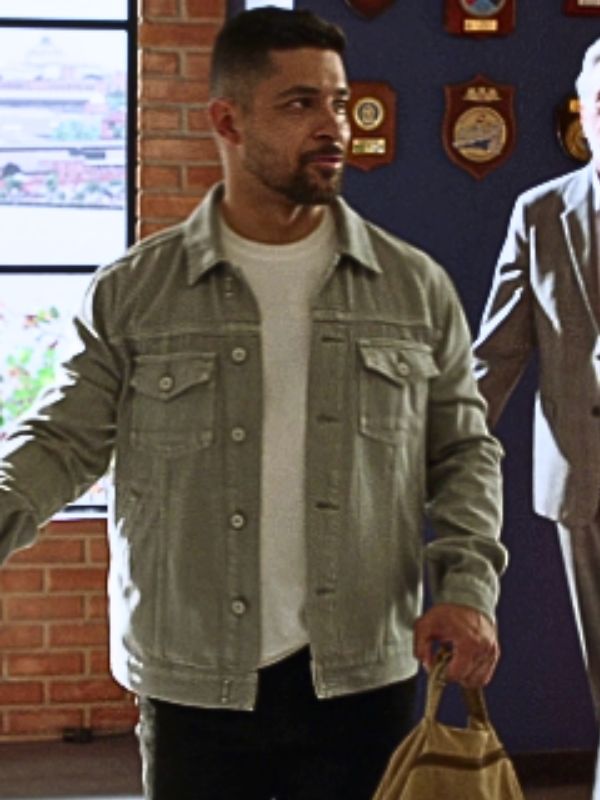 NCIS Nick Torres Grey Denim Jacket