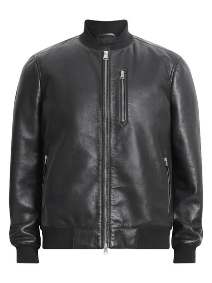 NCIS S21 Wilmer Valderrama Leather Bomber Jacket