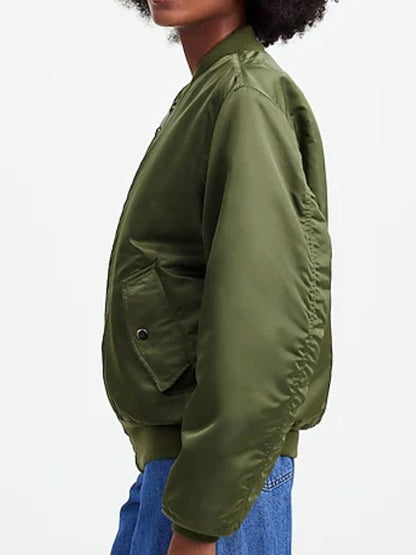 Nobody Wants This Morgan Green Bomber Jacket