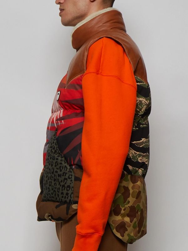 Nobody Wants This Printed Puffer Vest