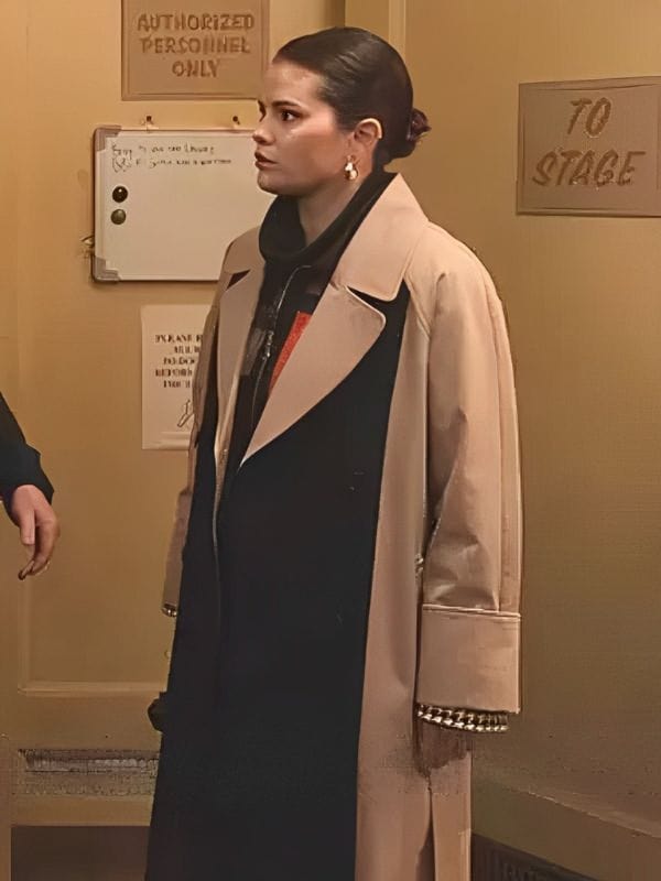 Only Murders In The Building S03 Mabel Mora Two Tone Trench Coat