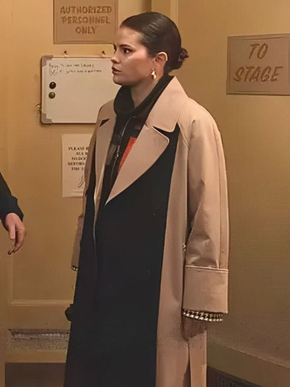 Only Murders In The Building S03 Mabel Mora Two Tone Trench Coat