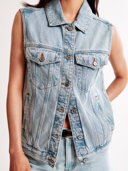 Outer Banks S04 Carlacia Grant Denim Vest