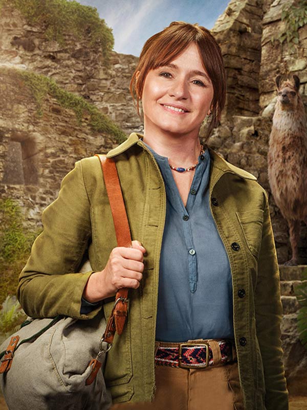 Paddington In Peru 2024 Emily Mortimer Green Jacket