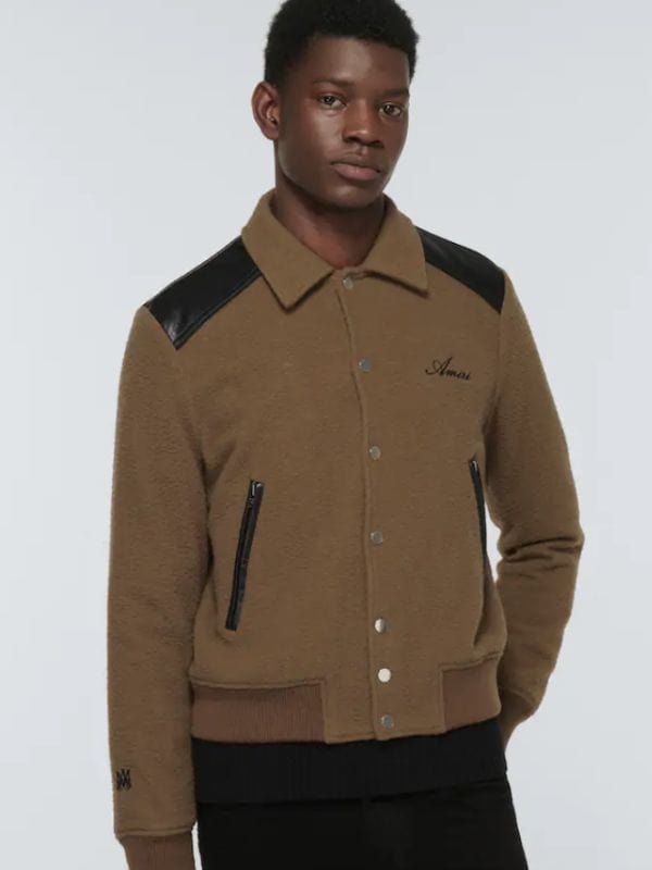 Power Book II Ghost S03 Brown Varsity Jacket