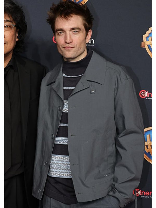 Robert Pattinson Mickey 17 Grey Jacket