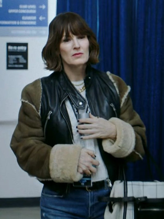 Rosemarie DeWitt Smile 2 Shearling Leather Jacket