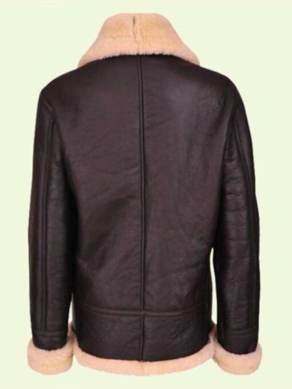 Women's B3 Brown Shearling Leather Jacket 