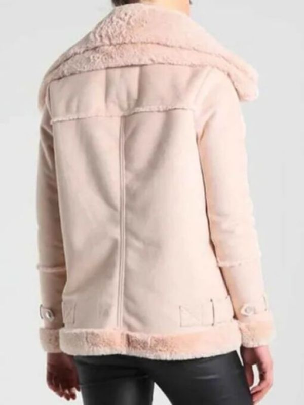 Women's Shearling Pink Jacket 