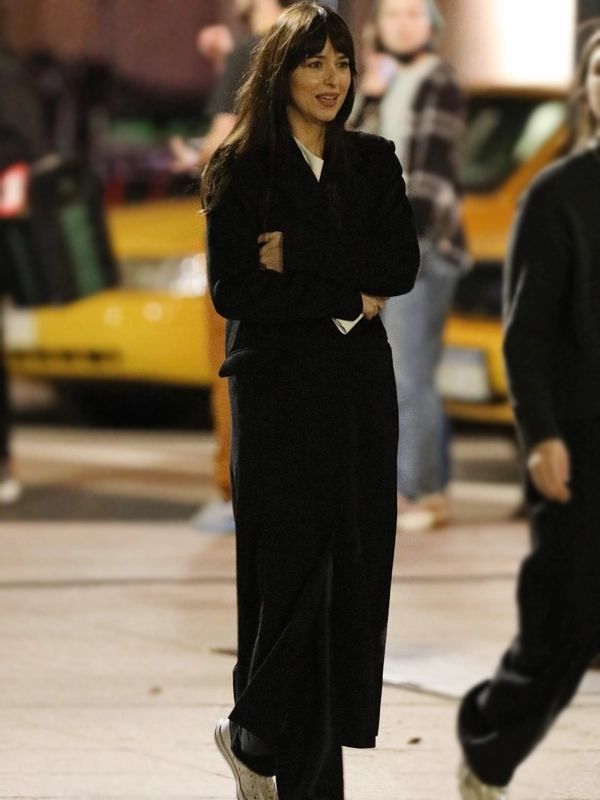 Dakota Johnson Madame Web Black Coat