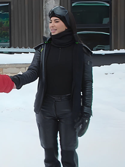 The Kardashian S05 Leather Ski Jacket