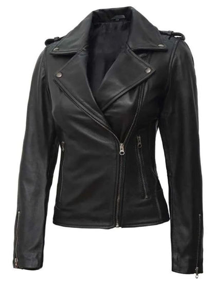 The Boys S04 Kimiko Miyashiro Biker Leather Jacket