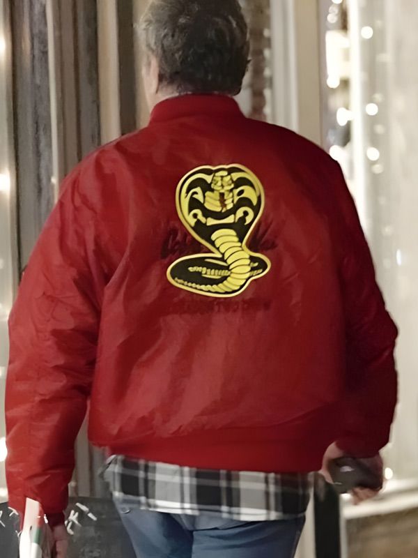 John Kreese Cobra Kai Blouson aviateur rouge