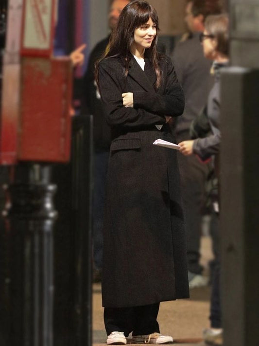 Dakota Johnson Madame Web Black Coat