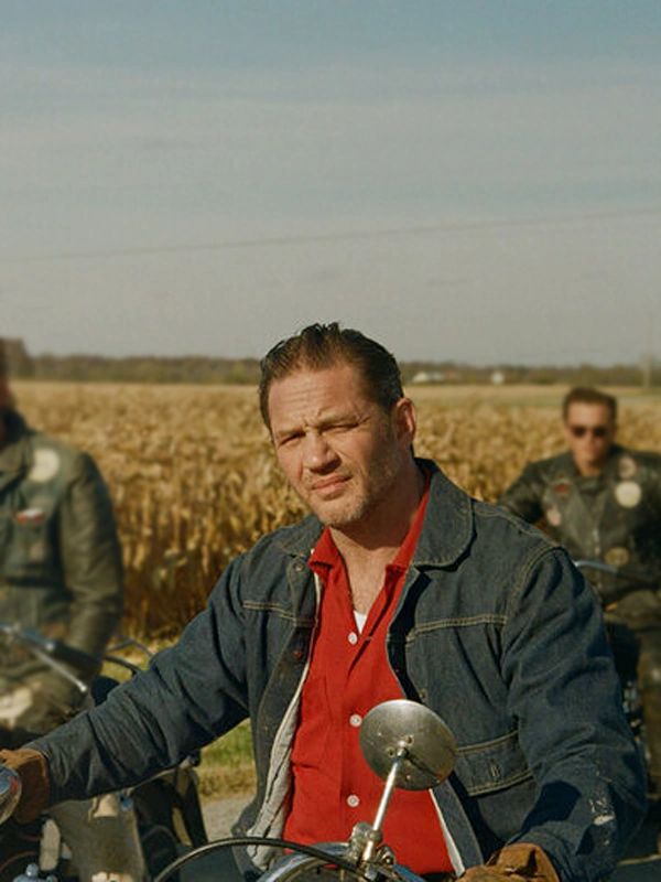 Tom Hardy The Bikeriders Blue Denim Jacket