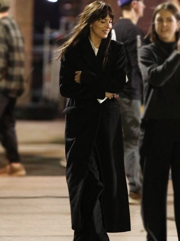 Dakota Johnson Madame Web Black Coat