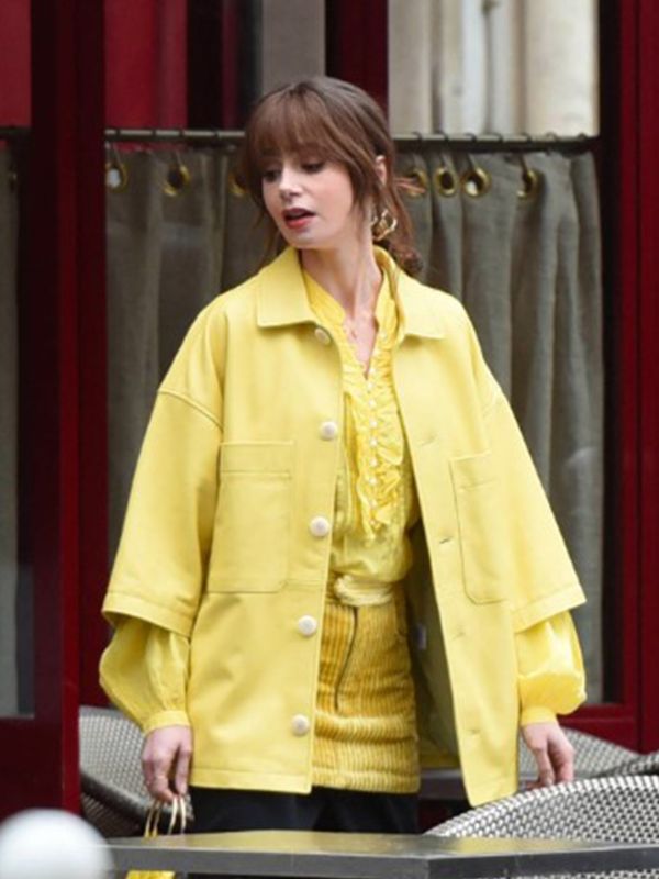 Emily In Paris Season 4 Emily Cooper Yellow Jacket