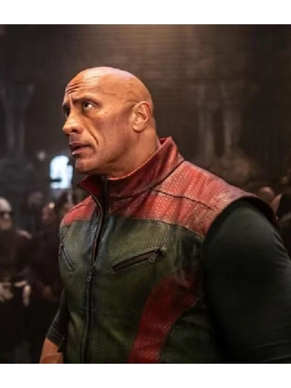 Red One Dwayne Johnson Leather Vest