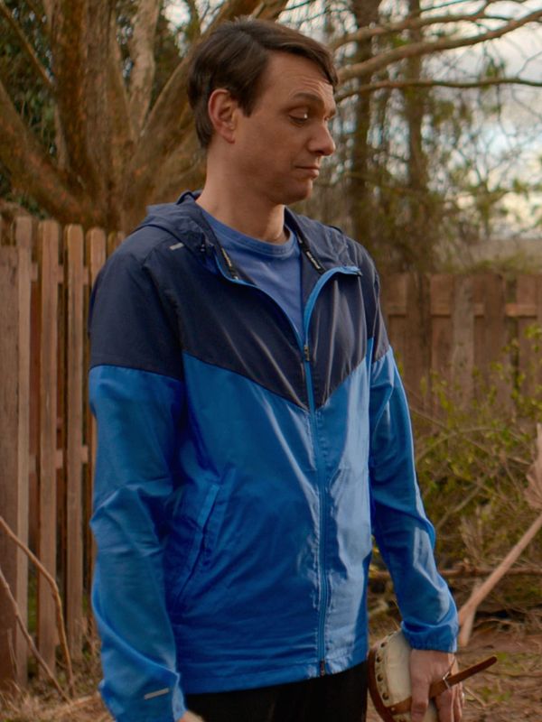 Daniel LaRusso Cobra Kai S04 Blue Hooded Jacket