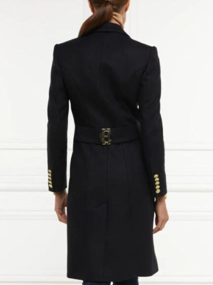 Fool Me Once S01 Maya Stern Black Long Coat