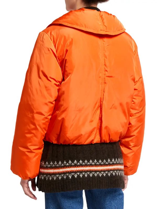 Stay Close S01 Barbie Orange Puffer Jacket