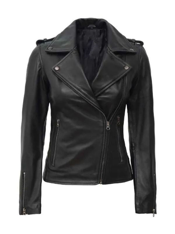 The Boys S04 Kimiko Miyashiro Biker Leather Jacket